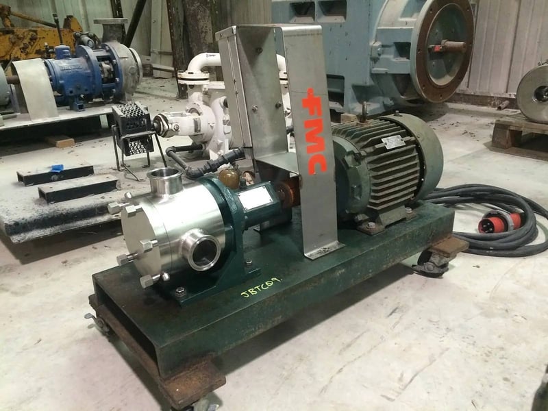 18 GPM @ 217 psi, Sine #SPS-20, Positive Displacement Pump, 5 HP, 1730 ...