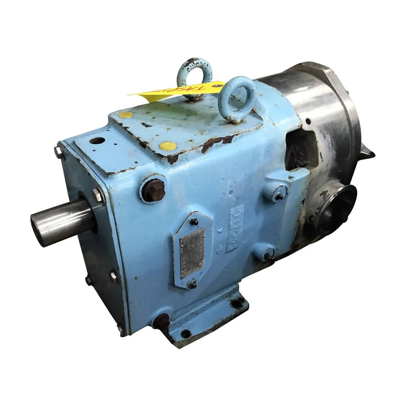 150 GPM, Waukesha Cherry-Burrell #130, Positive Displacement Pump, 0.254 Gallon, 600 RPM speed, (2) 3" S-line