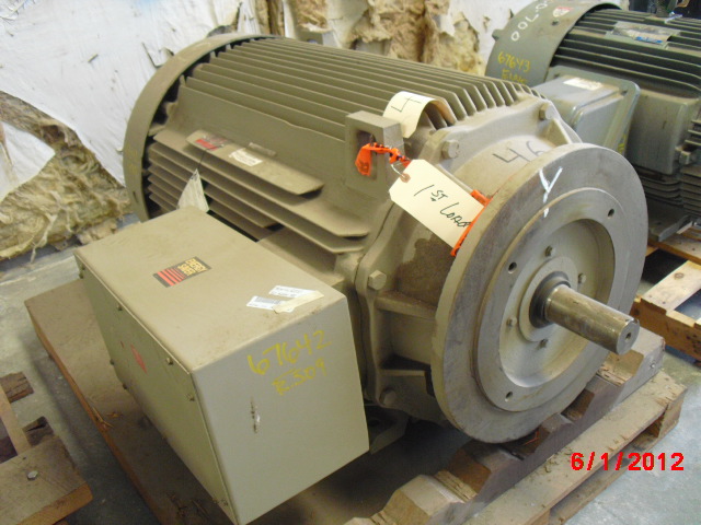 200 HP 1800 RPM General Electric, Frame 509LSC, TEFC BB, 4160 Volts, New Surplus