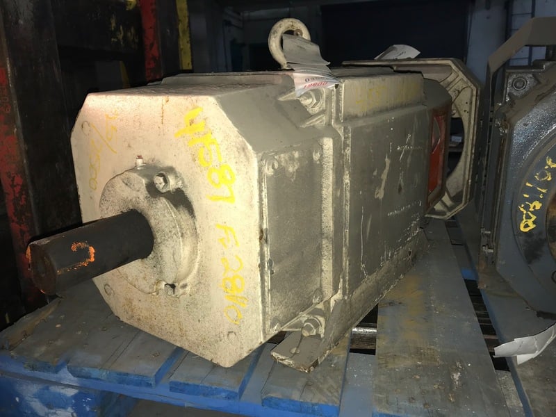 25 HP 2500 RPM Reliance, Frame B2810ATZ, TEFC BB, 500 VA, 300 VF, New ...