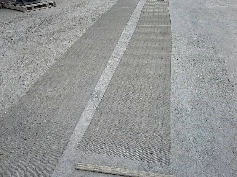 Wire Belt Co. FlatFlexBelt, FlatFlex Belting, 42 strands/foot, 0.063" wire diameter, 0.227