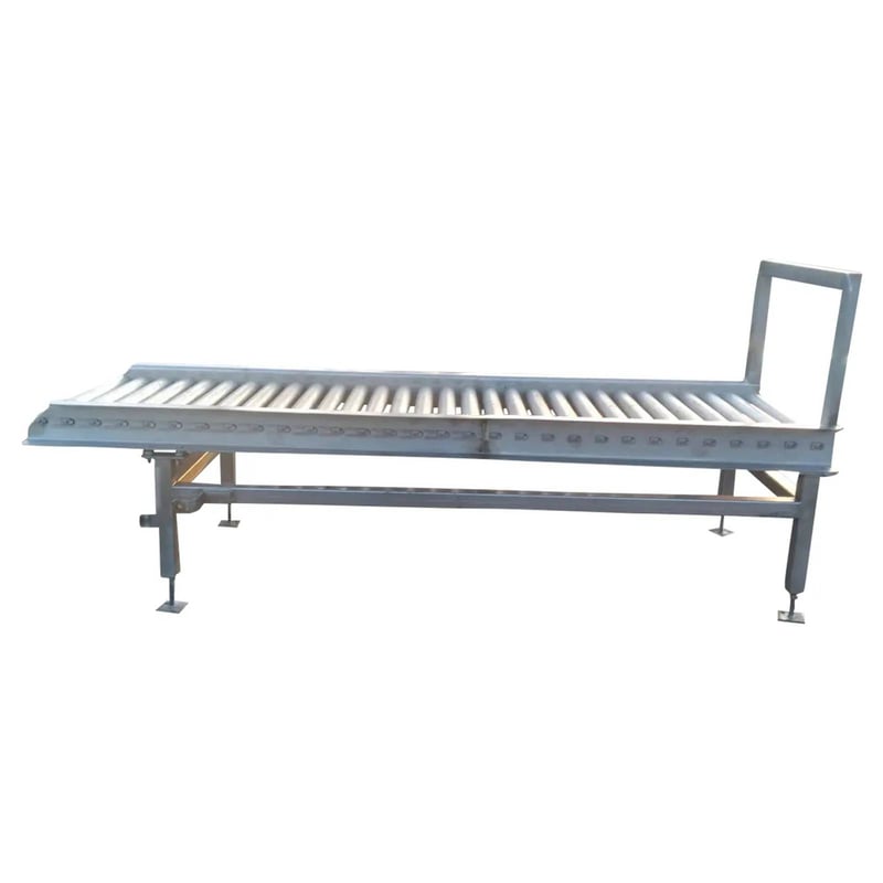 Stainless Steel Drum Roller Conveyor for Sale Surplus Record