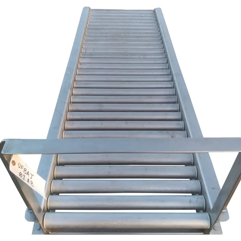 Stainless Steel Drum Roller Conveyor for Sale Surplus Record