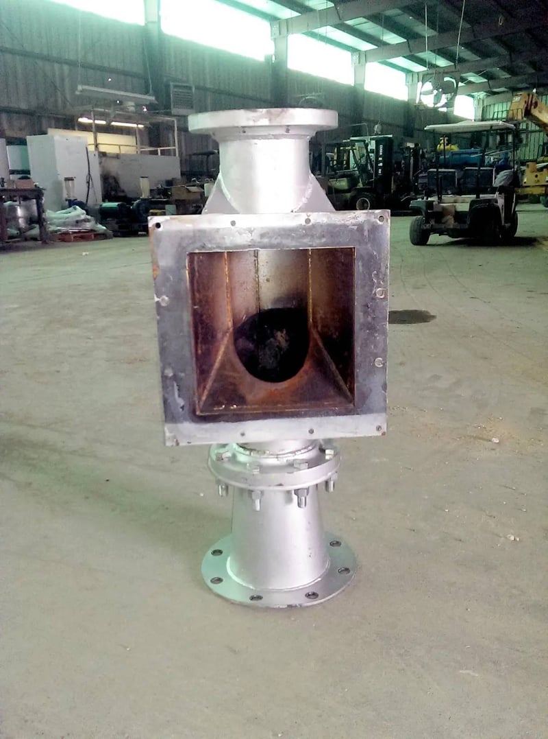 Pipe Junction for Screw Auger Conveyor, 17