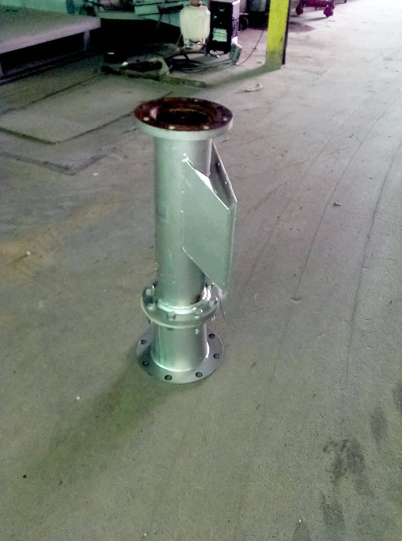 Pipe Junction for Screw Auger Conveyor, 17