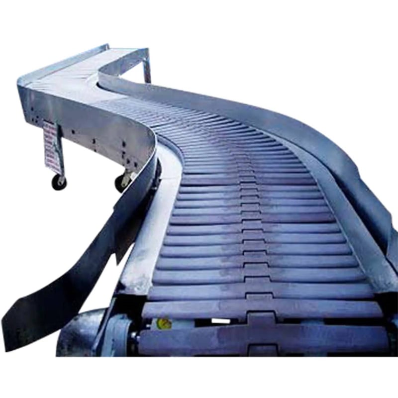 12" wide x 16' long, Nercon, Tabletop Transfer Conveyor, 1/0.75 HP, 40" inlet/outlet