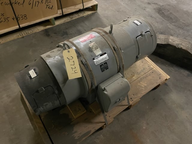 30 HP 1200 RPM Reuland, Frame 326-U-47, double shaft, 230/460 Volts