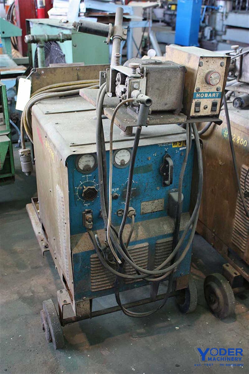 Hobart #RC-250, 250 amps, 230/460 V., Hobart #27 4 roll feeder, gun, #52799