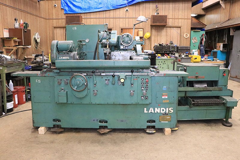 10" x 36" Landis #2R, universal cylindrical grinder, 12" dia. x 1" W x 5" wheel, automatic table traverse