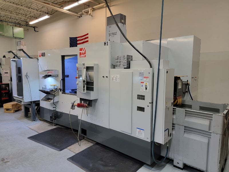 Haas #EC-400, pallet pool 4-Axis CNC horizontal machining center w/6 ...