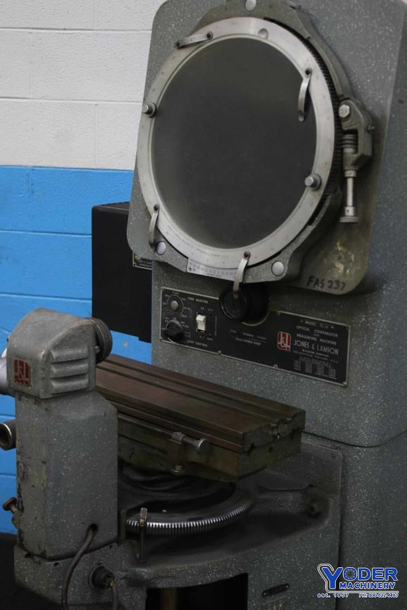 Jones & Lamson New & Used Optical Comparators for Sale Surplus Record