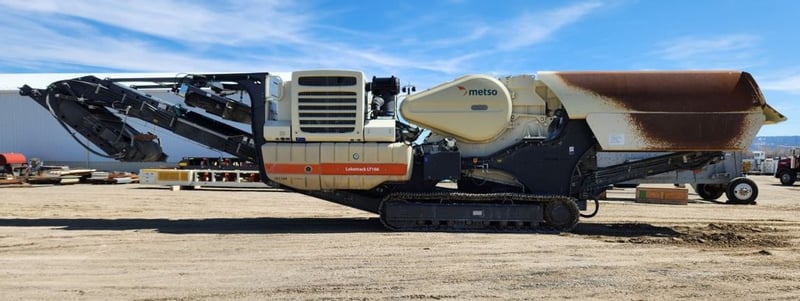 Metso #LT106, Track-Mounted Jaw Crusher