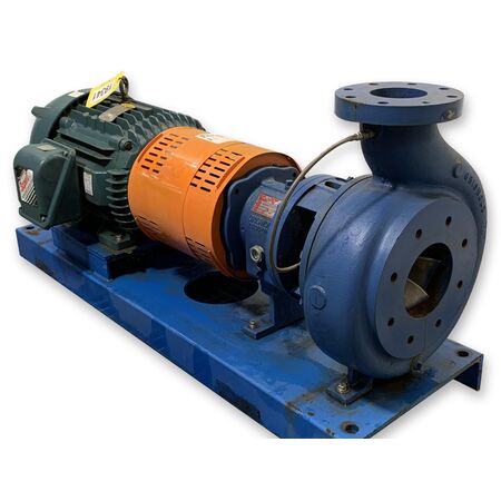 900 GPM @ 70' TDH, Griswold #M-A80-10148, End Suction Centrifugal Pump, 30 HP, 9.11" diameter impeller, 6"