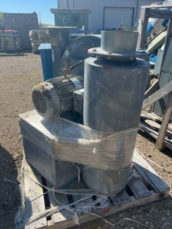 Hartzell Fan Company, Blower, 20 HP, 8" inlet & outlet