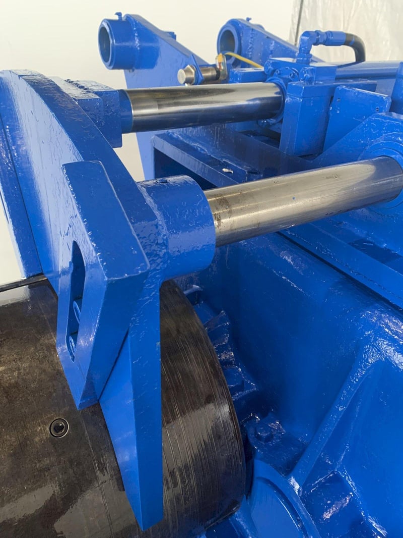 20000 lb. ProEco Recoiler, 20" width, 16"21.5" expansion range