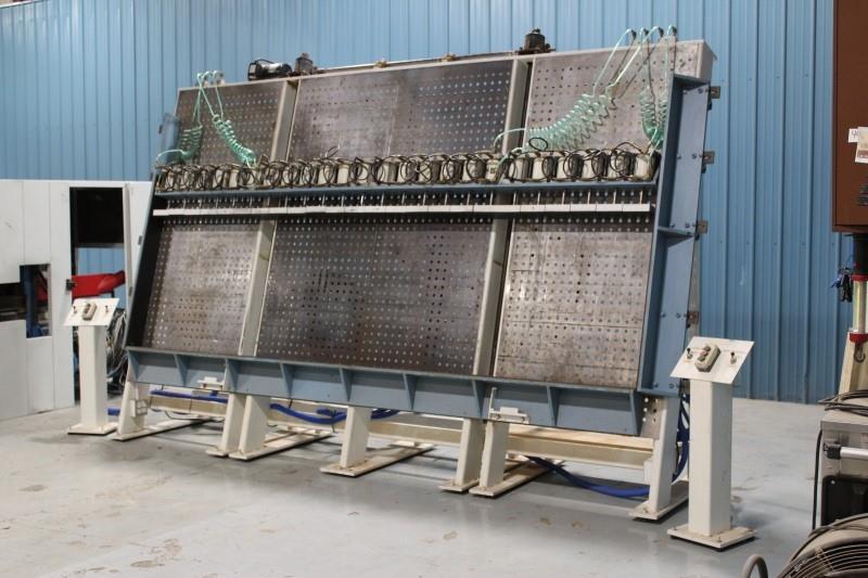 Ritter R1207P2, Door & Panel Clamp, 146" x 61" table, 6" x 6" clamp