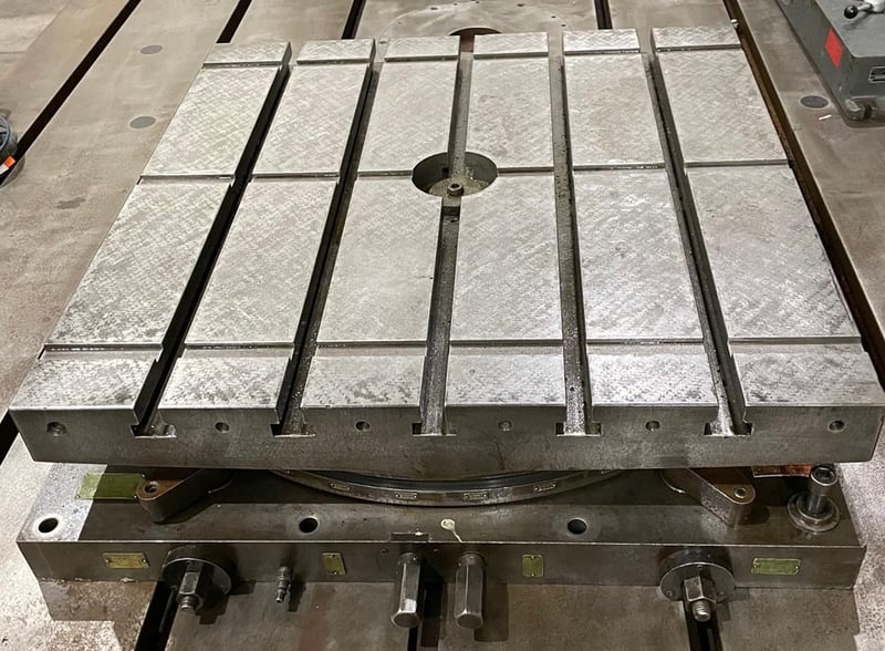30" x 30" Devlieg, airlift rotary index table