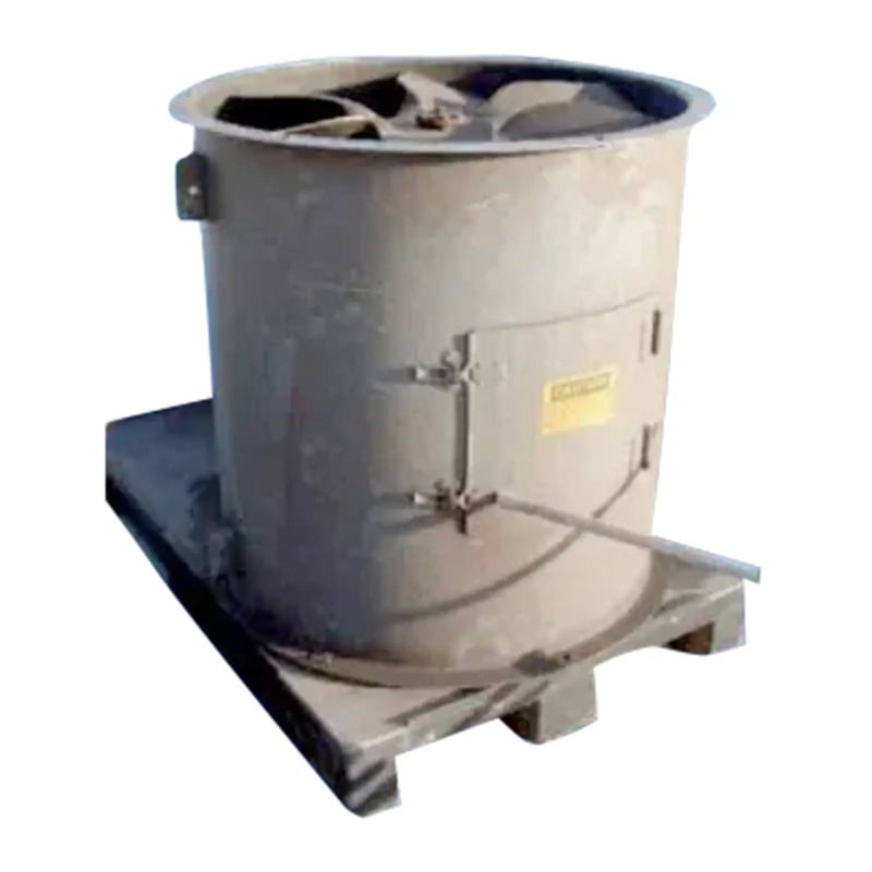Hartzell #46-28-DI-3, Duct Axial Fan, 5 HP, 1735 RPM, 230/460 V, 184 T Frame, 28" diameter Fan