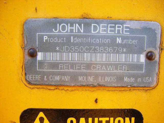 John Deere #JD350CZ, Relife Crawler Bulldozer, S/N