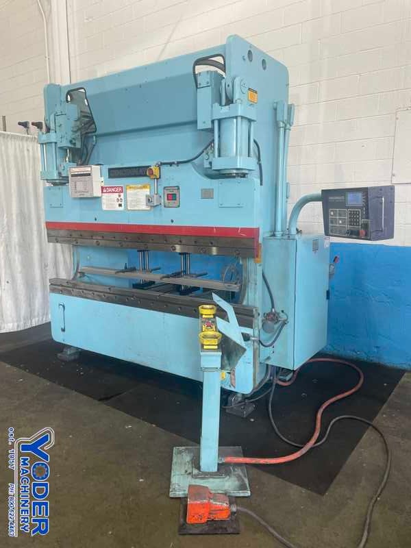 90 Ton, Cincinnati #90CBIIX6, hydraulic press brake, 8' overall, 78" between housing, 8" stroke, 15" open