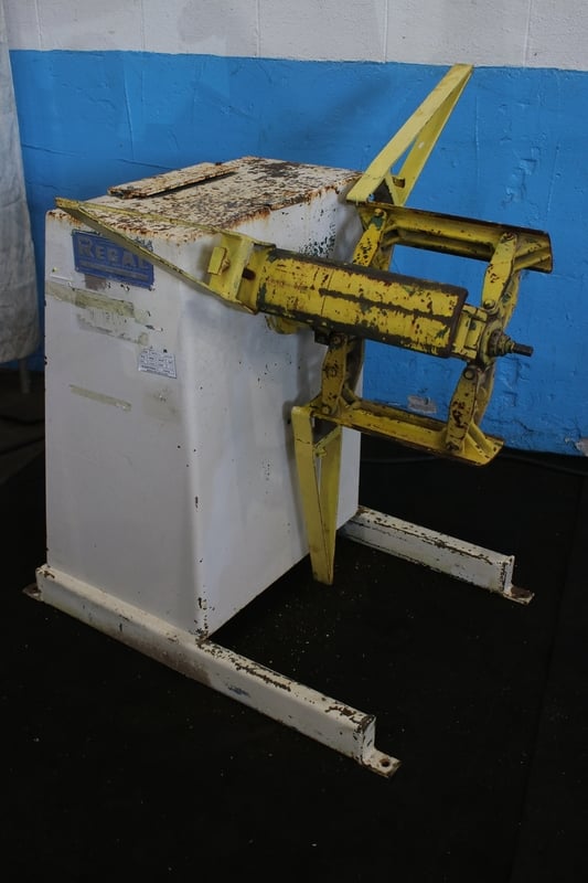 4000 lb. Regal #4000-12-SRNP-SDB, uncoiler, 12" width, 48" outside dimensions, 12"-22" ID, drag brake, manual