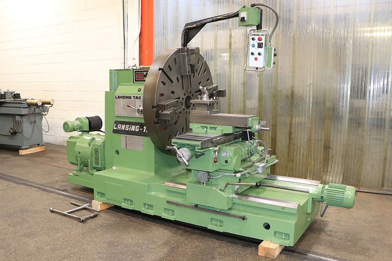 60" Lansing " TAD" FS750 Facing Lathe for Sale Surplus Record