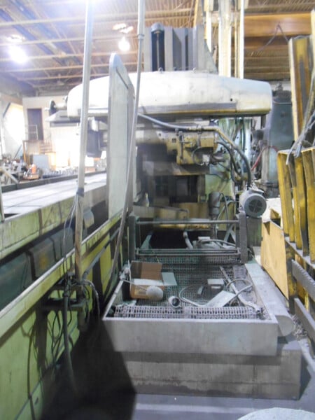 36" x 196" Thompson 6C, horizontal spindle surface grinder, 30 HP