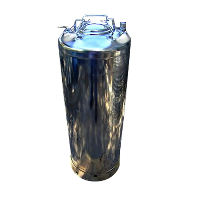 15 gallon Alloy Products, Pharmaceutical/Hygienic Pressure Vessel, 130 psi, 1' diameter x 2' 2" straight wall