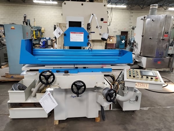 10" x 20" Supertec #SG-3A1020, 3-Axis automatic surface grinder, 14" grinding wheel, 2015