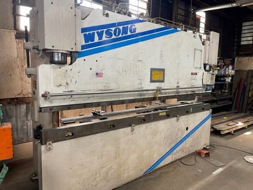 140 Ton, Wysong #MTH140-144, hydraulic press brake