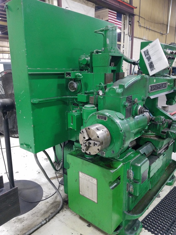 Barber-Colman #16-16, horizontal gear hobber, 6-jaw chuck, 3-jaw