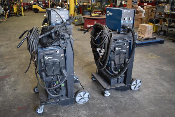 Miller #AlumaPower 450 MPA power source, Coolmate 3