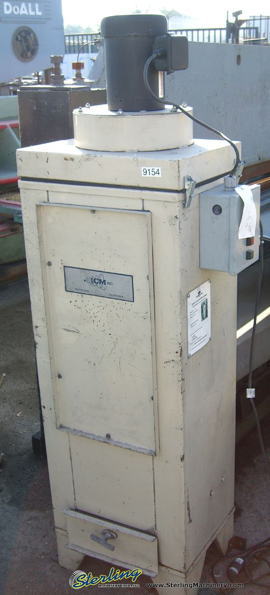 300 cfm ICM SS60E, dust collector, 60 sq.ft., 3" inlet diameter, 1/2