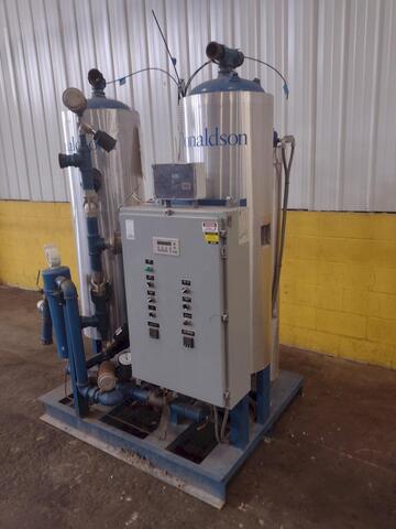 500 scfm, Donaldson AEHD500, heated regenerative desiccant dryer, 9