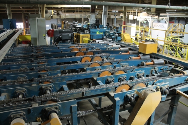 Lico 5Saw Rip System with Scanning, 5Moving Blades, Infeed, tilt hoist, unscrambler for Sale