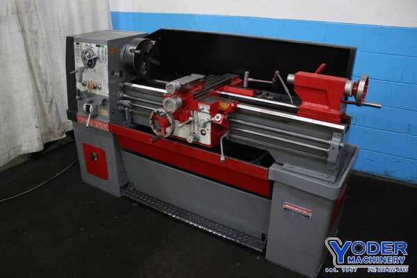 13" x 40" Turnmaster #1340, engine lathe, 8-1/4" swing over cross slide, inch/metric, 4-jaw 10" chuck, 1986