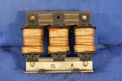 25 Amps, TCI KLR25BTB, 3 phase line reactor, 600 Volts 60 Hz, 1 year warranty