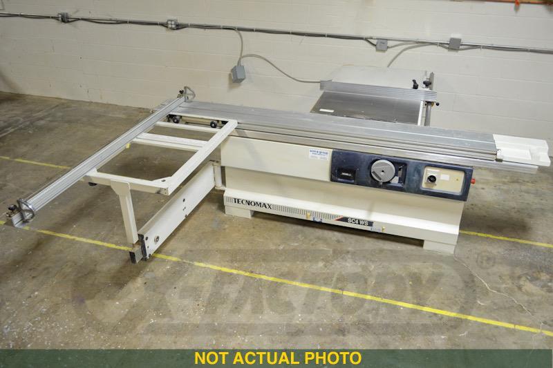 SCM #SC/4-WS, 8-1/2' Sliding Table Saw, 12.40" main blade, 3.94" scoring blade, 4.82 HP, 4000 RPM, 2007