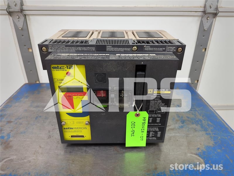 3000 Amps Square D Merlin Gerin Mp30 H1 Eo/bi 24 Volts DC Control, Satin American Etc-12q Lsig, 3000 Amps