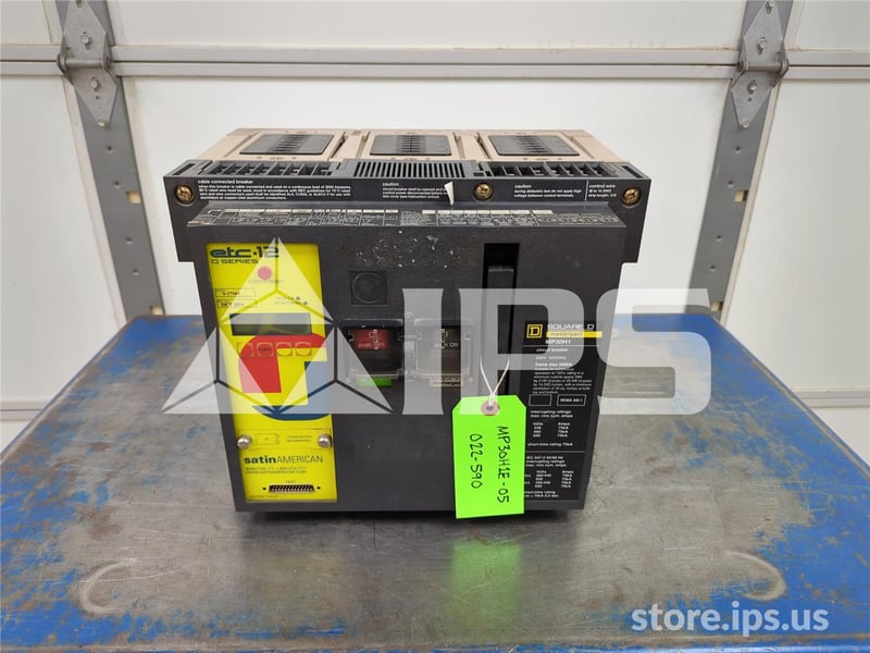 3000 Amps Square D Merlin Gerin Mp30 H1 Eo/bi 24 Volts DC Control, Satin American Etc-12q Lsig, 3000 Amps