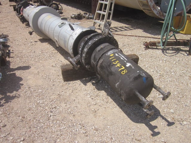 368 sq.ft., 100 psi shell, 100 psi tube, Southern Heat Exchanger, Vertical 304L Stainless Steel, 1990