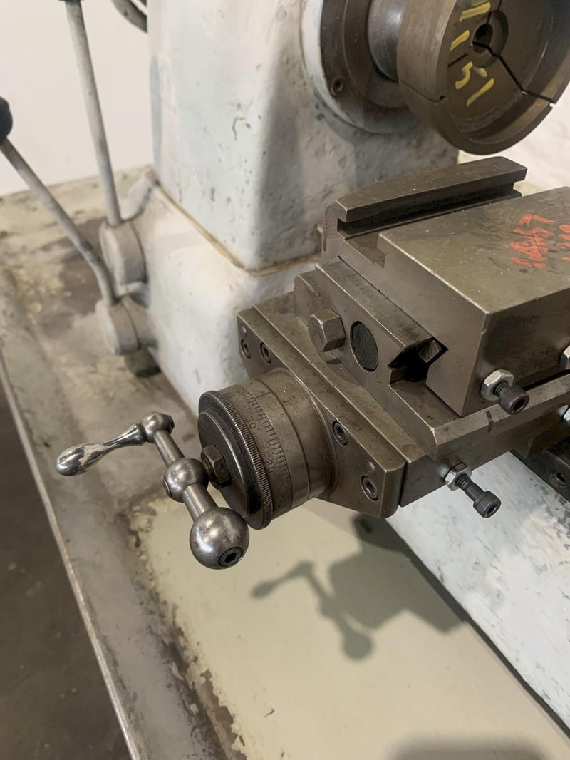 6" x 18" Hardinge DSM59, Shop Lathe, collet chuck, tailstock, 1 HP