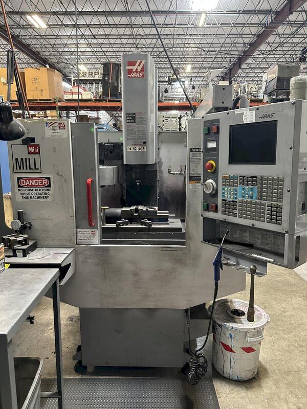 Haas #Mini-Mill, CNC vertical machining center, 10 automatic tool changer, 16" X, 12" Y, 10" Z, 6000 RPM