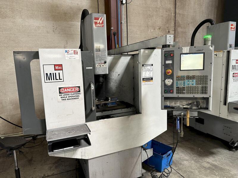 Haas #Mini-Mill, CNC vertical machining center, 10 automatic tool changer, 16" X, 12" Y, 10" Z, 6000 RPM