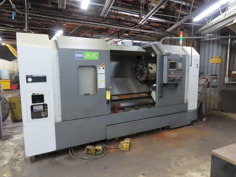 DMC #DL-35, CNC Turning Center, 3-Jaw 15" chuck, 10 pos. turret,Fanuc Oi-TD,S/n: L35s0023, 2013