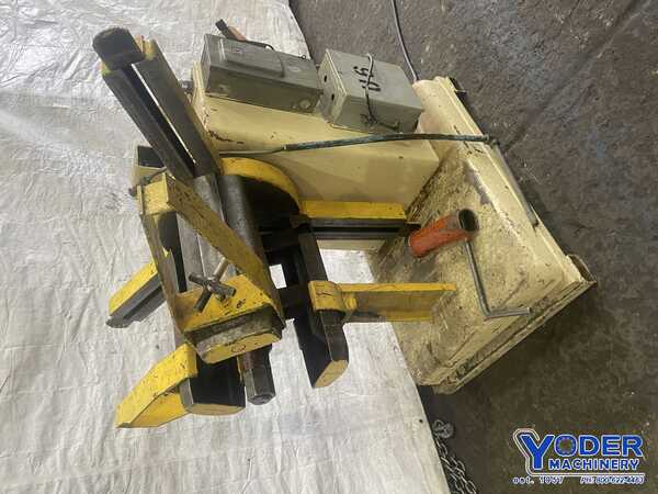2500 lb. American Steel Line #60, motorized coil reel, 42" outside dimensions, 12"-17" ID, 3 keepers, #76835
