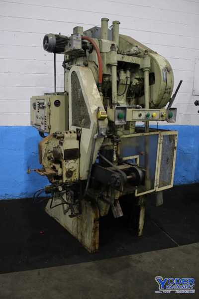 35 Ton, Bliss C35, OBI flywheel press, 2" stroke, 11" Shut Height