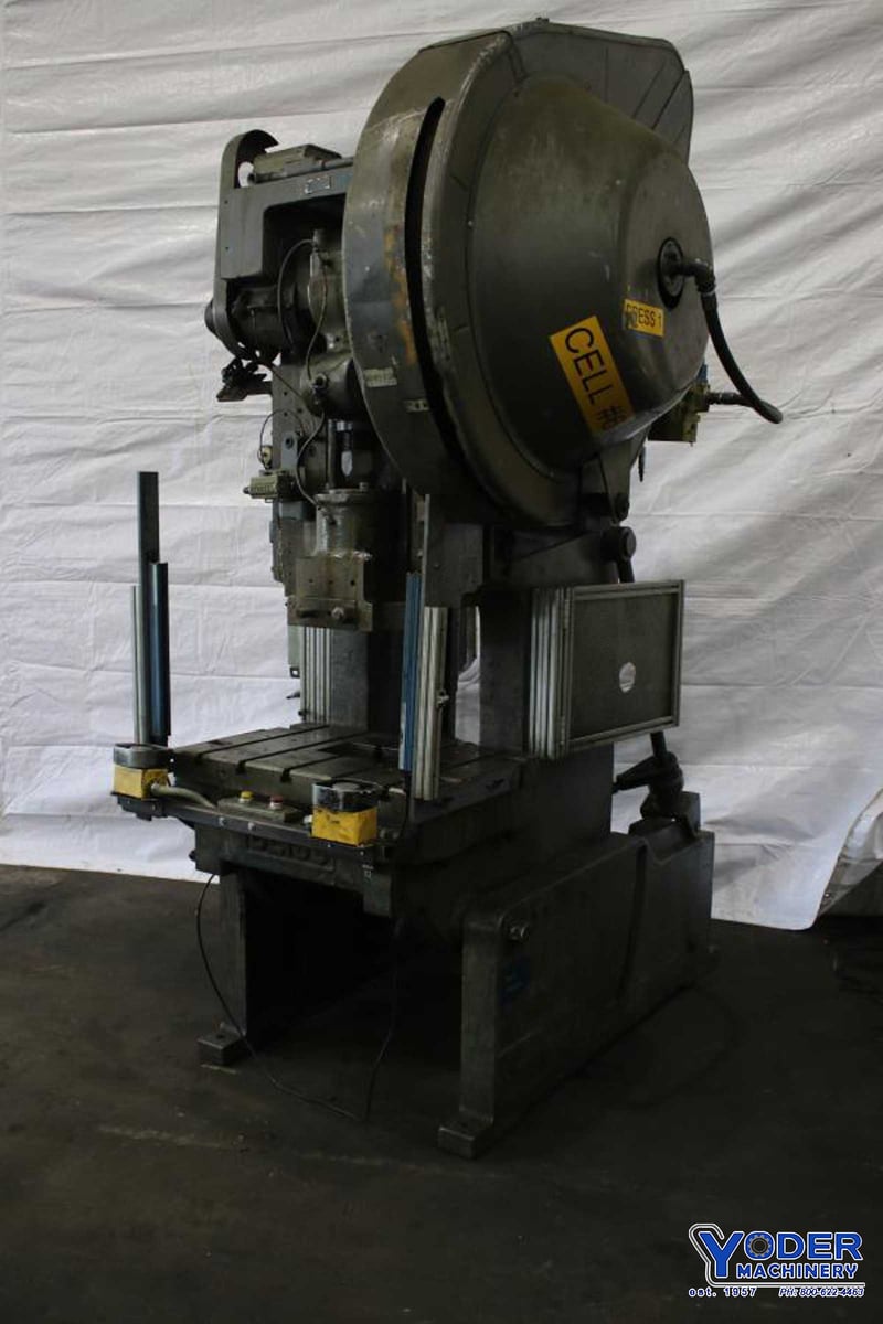 60 Ton, Bliss C60, OBI flywheel press, 4" stroke, 141/4" Shut Height