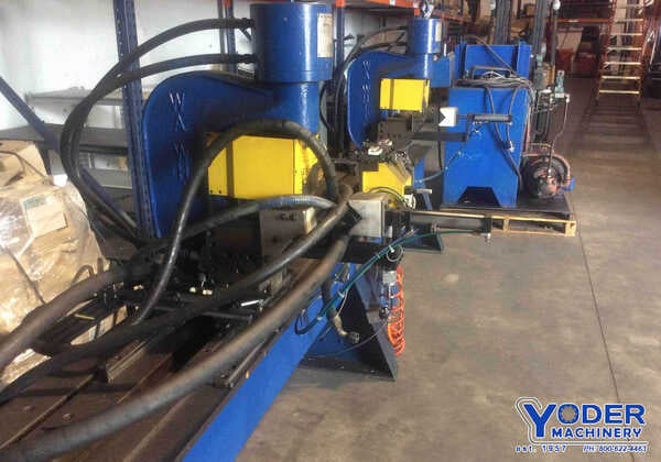 50 Ton, Whitney #816-017, hydraulic punch system, adjustable, pneumatic clamping, #71353 (2 available)
