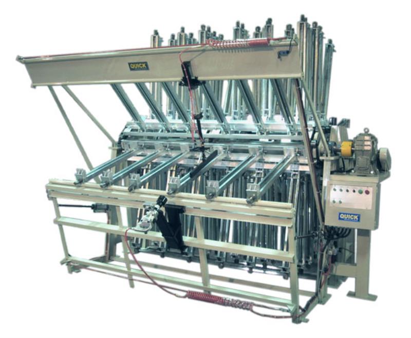 Quick #14-Section-Heavy-Duty-H, hydraulic Clamp Carrier, 14-Section, 6-1/2' width capacity, (168) clamps w/